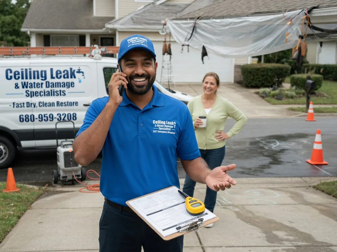 Ceiling Leak Cleanup Bark River, MI FAQs